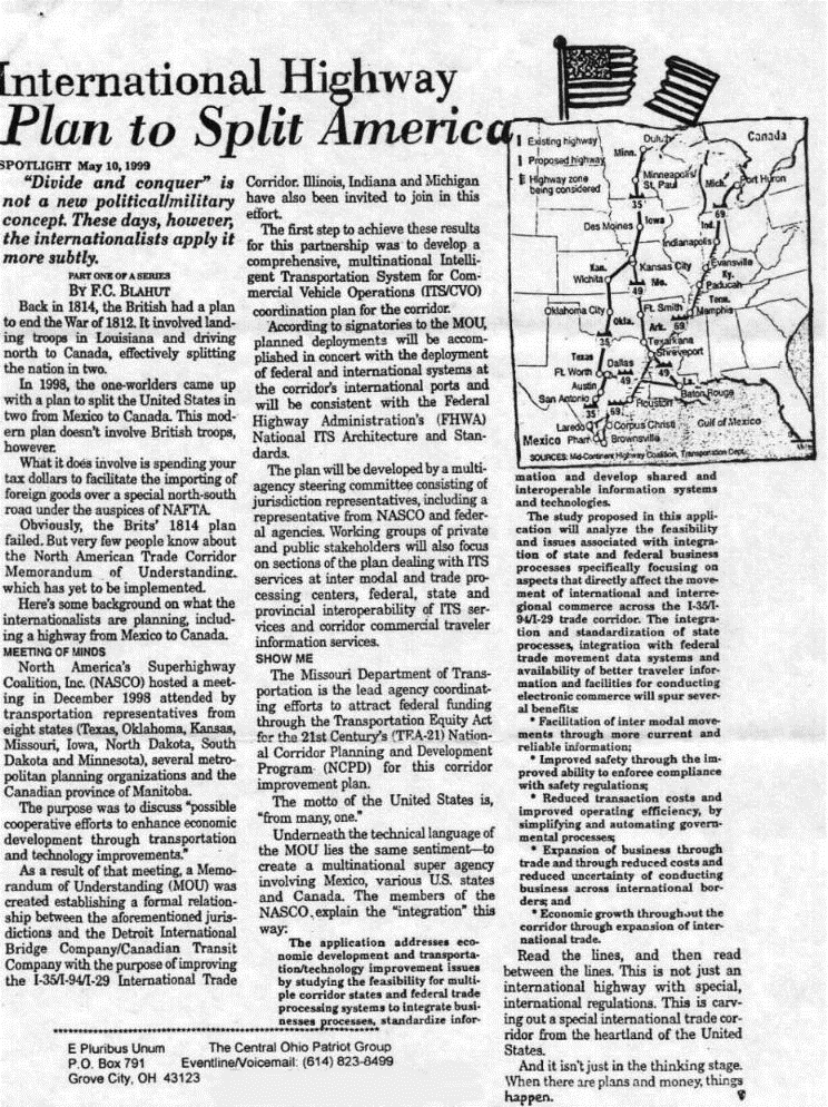 The International Highway Plans
