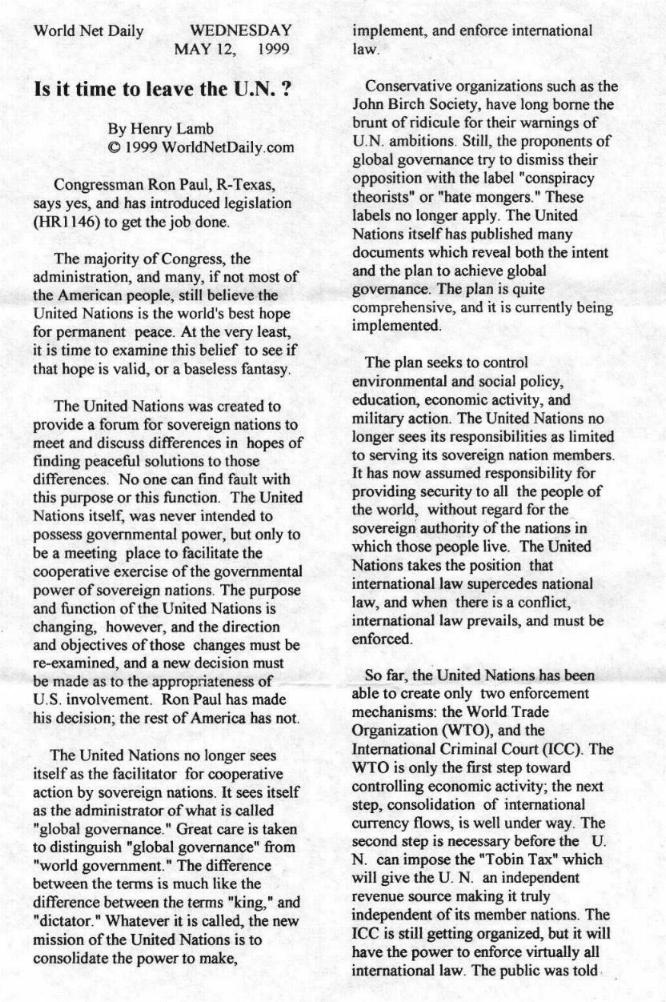 The International Highway Plans