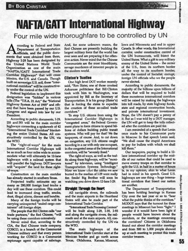 The International Highway Plans