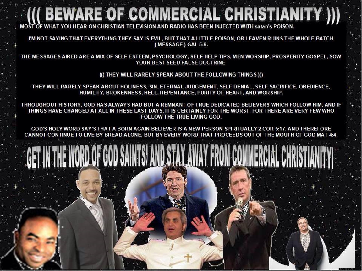 Avoid Commercial Christianity