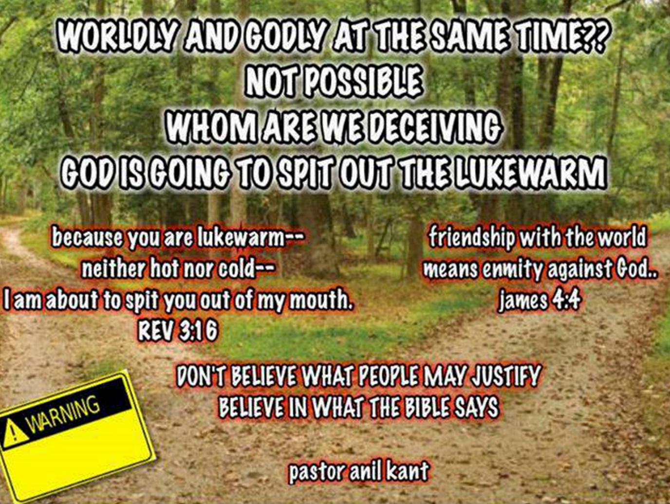 The lukewarm church